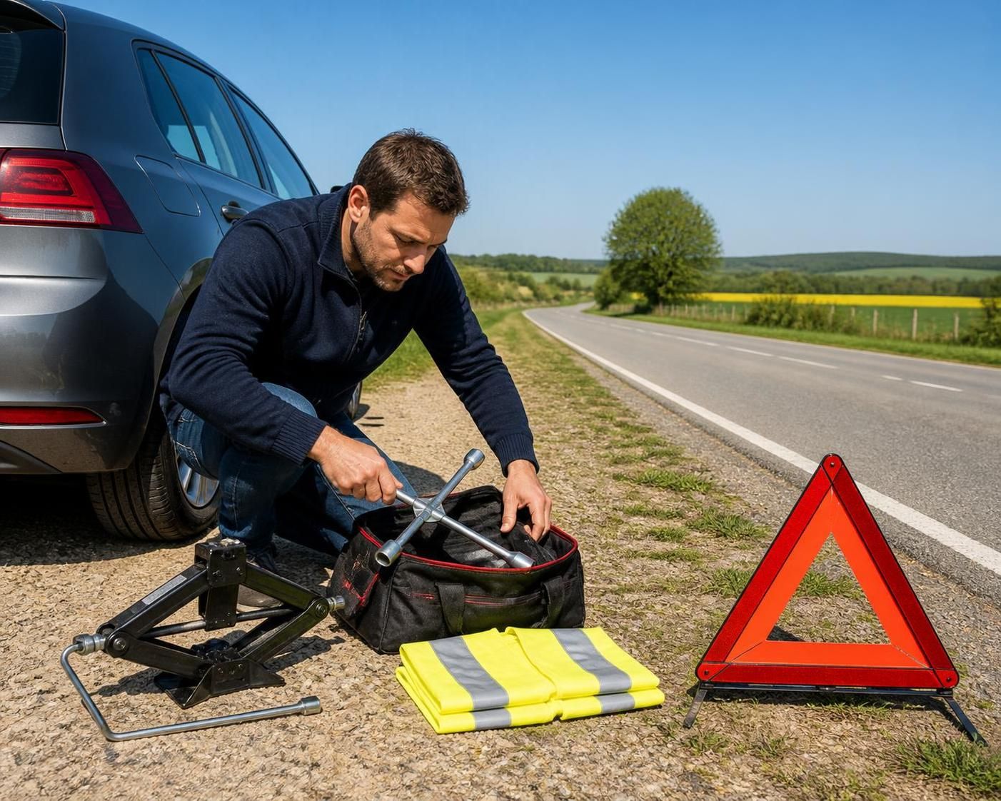 apprenez à changer un pneu de voiture facilement grâce à notre guide pratique étape par étape, pour assurer votre sécurité et être autonome en cas de crevaison.