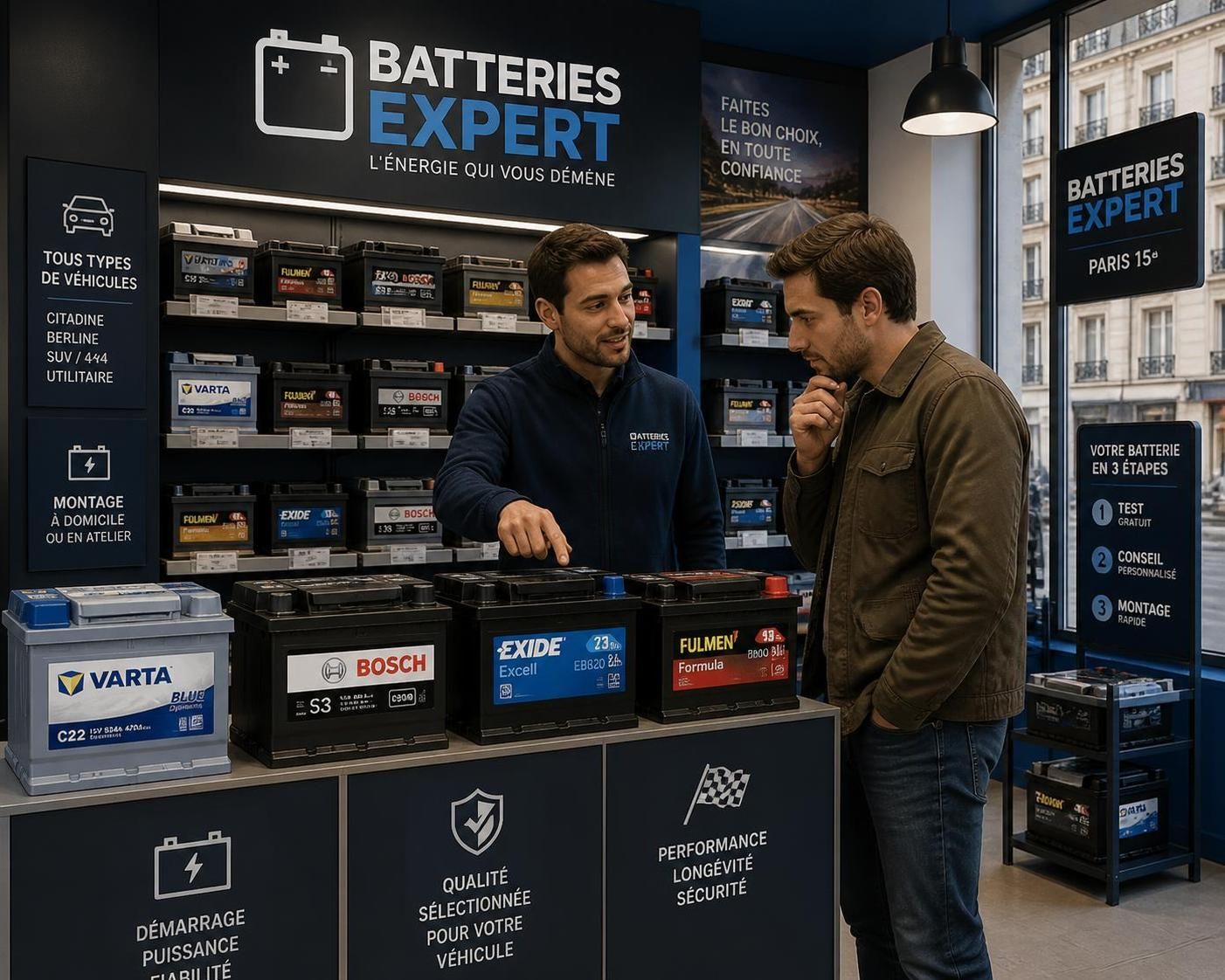 découvrez notre guide complet pour choisir et remplacer facilement la batterie de votre voiture à paris. trouvez les meilleurs magasins et conseils pratiques pour une batterie fiable et performante.