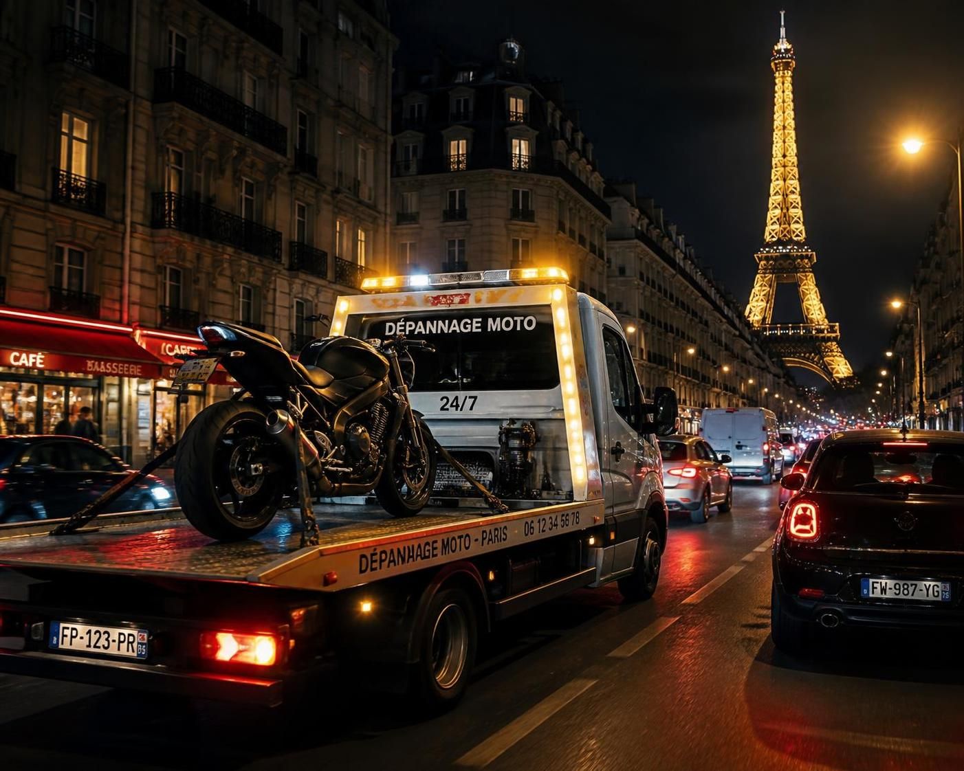 service de remorquage moto en île-de-france, offrant des solutions rapides et fiables pour le dépannage de votre deux-roues en cas de panne ou d'accident.