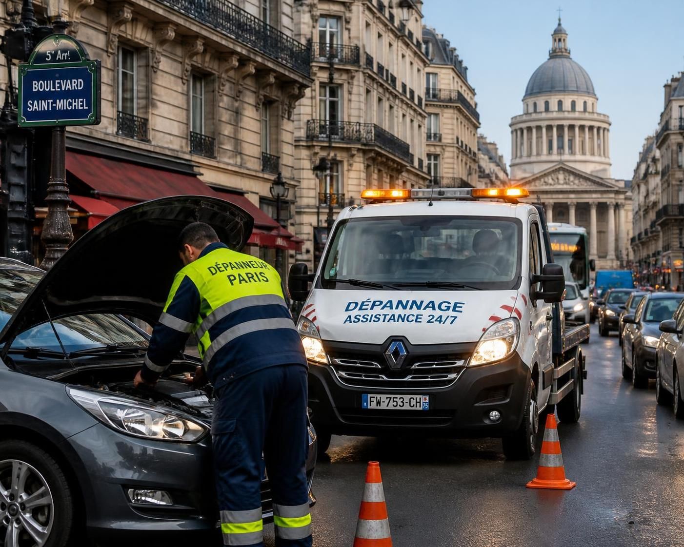 besoin d'un dépannage auto rapide et fiable à paris 5 ? découvrez nos services professionnels pour remettre votre véhicule en marche en un rien de temps.