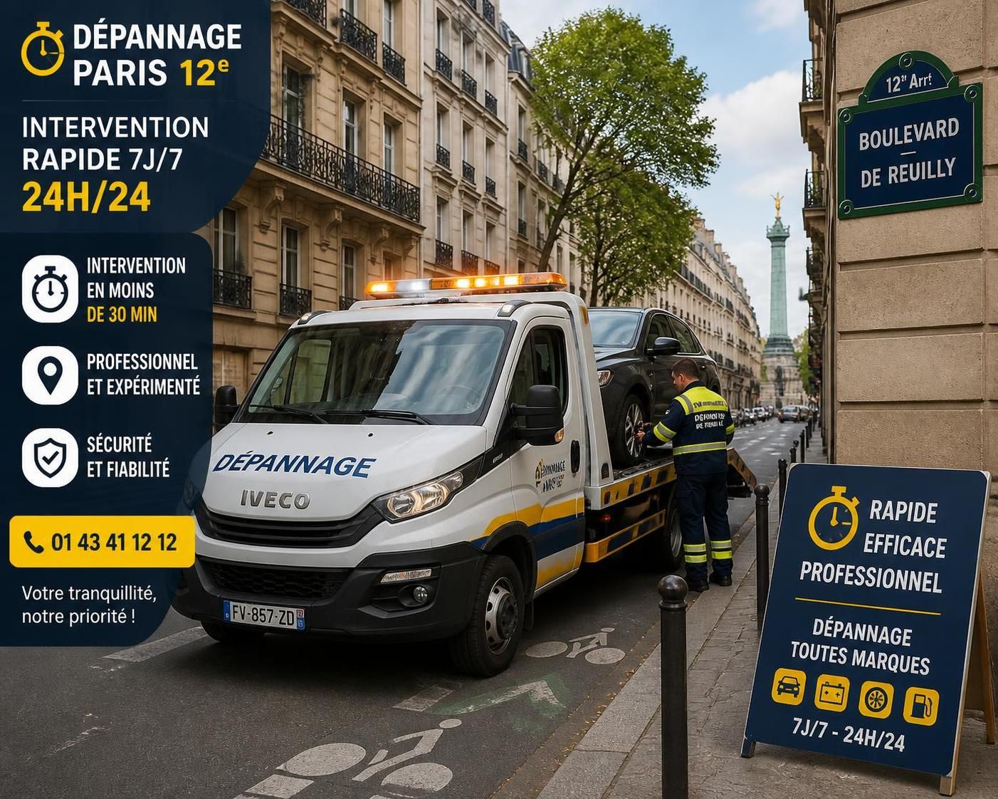 découvrez comment trouver un service de dépannage auto rapide et efficace à paris 12 pour résoudre vos problèmes mécaniques en un rien de temps.