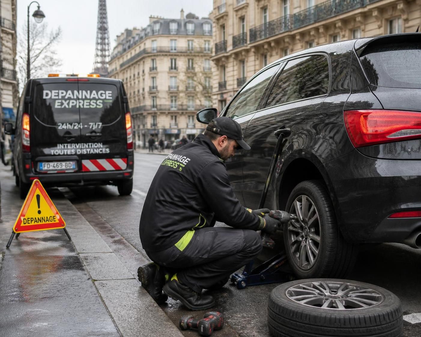 service de dépannage pneu à domicile à paris, rapide et efficace, pour vous remettre sur la route en un rien de temps.