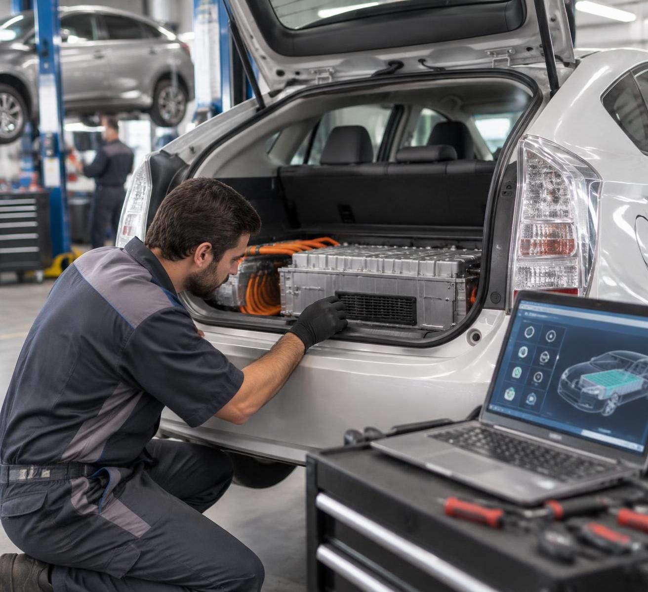 découvrez le fonctionnement d’une batterie de voiture hybride, sa durée de vie, les signes d’usure et les options de remplacement.