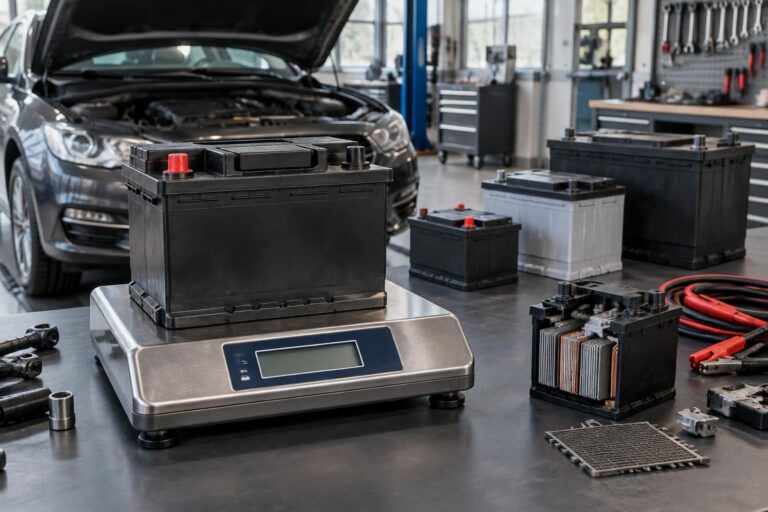 découvrez le poids moyen d’une batterie de voiture et les facteurs qui le font varier : capacité, technologie, dimensions et matériaux.