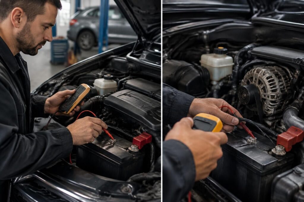 découvrez les tensions normales d’une batterie de voiture au repos et en charge, comment les mesurer et repérer les signes d’une batterie ou d’un alternateur défaillant.