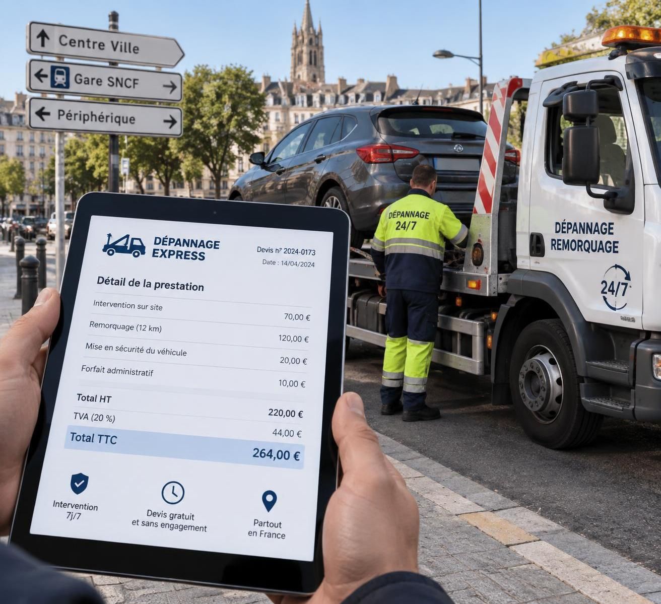 découvrez les étapes d’un remorquage de voiture, les tarifs à prévoir et nos conseils pour assurer une intervention rapide et sans risque.